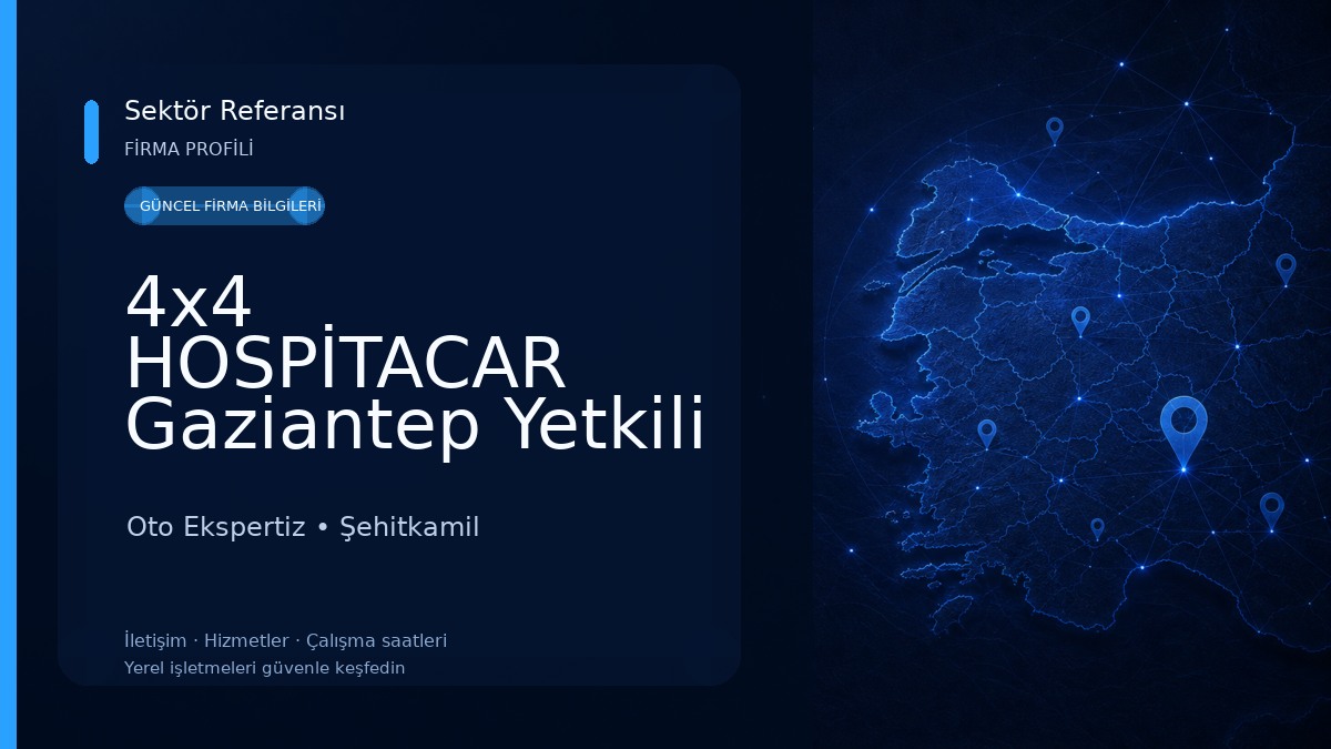 4x4 HOSPİTACAR Gaziantep Yetkili Oto Ekspertiz Oto Ekspertiz