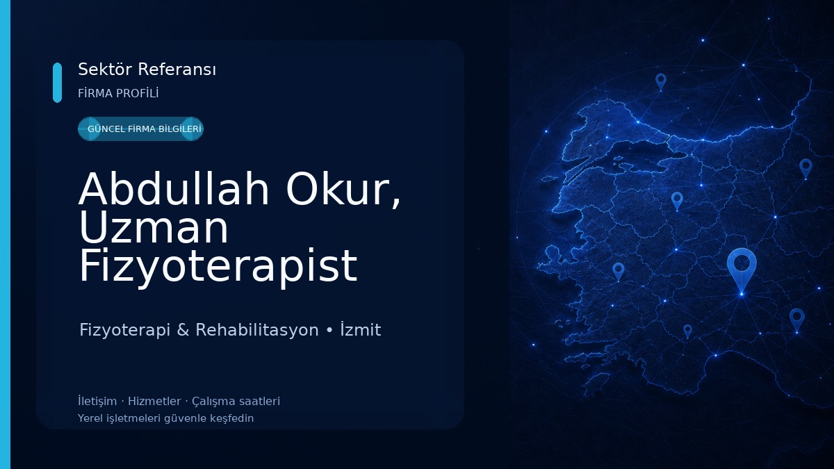 Abdullah Okur, Uzman Fizyoterapist Osteopat 