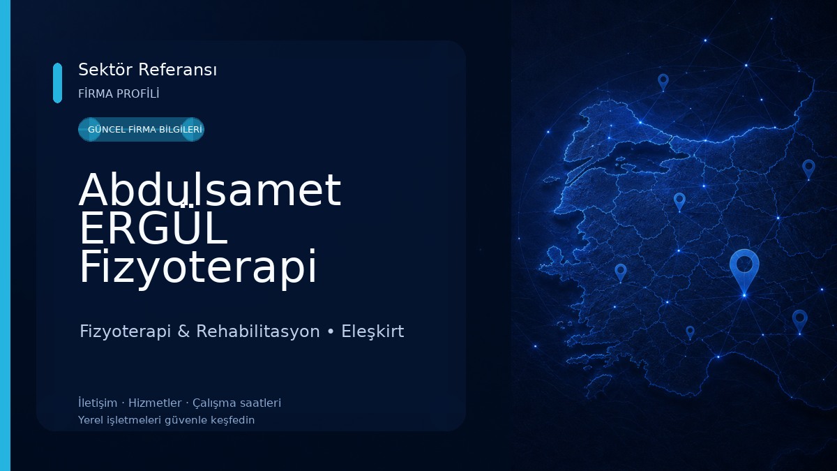 Abdulsamet ERGÜL Fizyoterapi kliniği Fizyoterapi & Rehabilitasyon