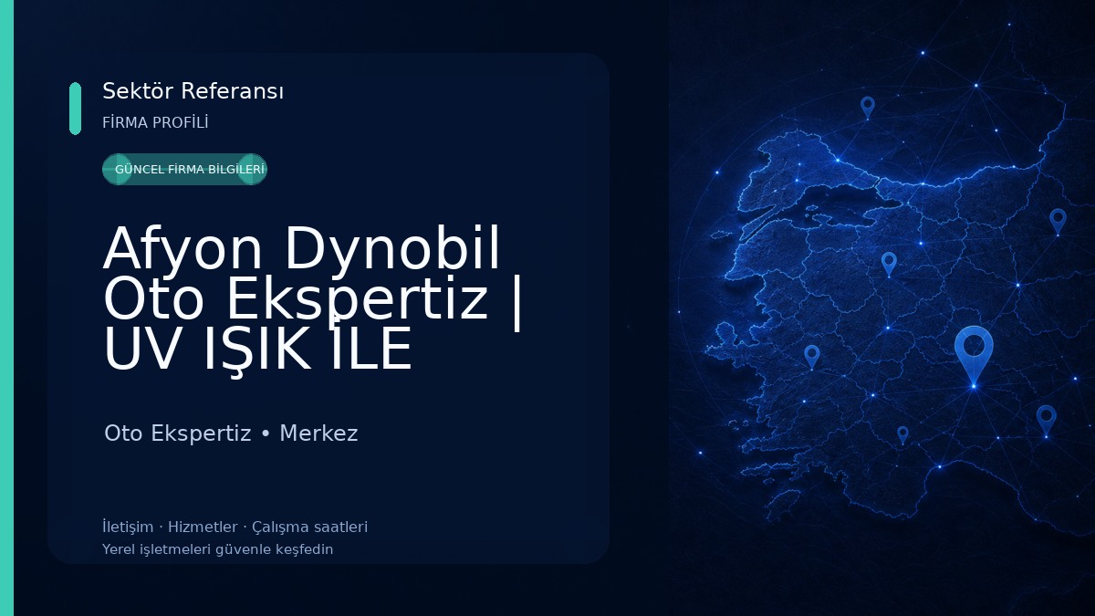 Afyon Dynobil Oto Ekspertiz | UV IŞIK İLE EKSPERTİZ Oto Ekspertiz