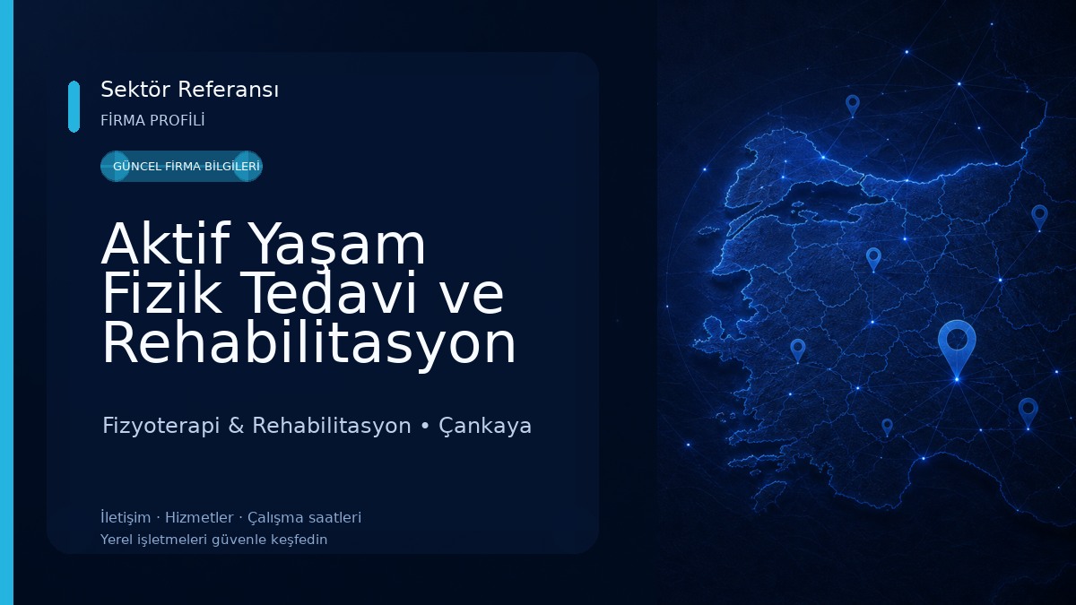 Aktif Yaşam Fizik Tedavi ve Rehabilitasyon Merkezi Fizyoterapi & Rehabilitasyon