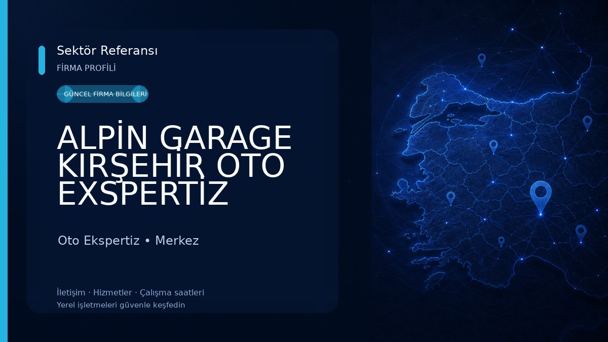 ALPİN GARAGE KIRŞEHİR OTO EXSPERTİZ COMPUTEST 