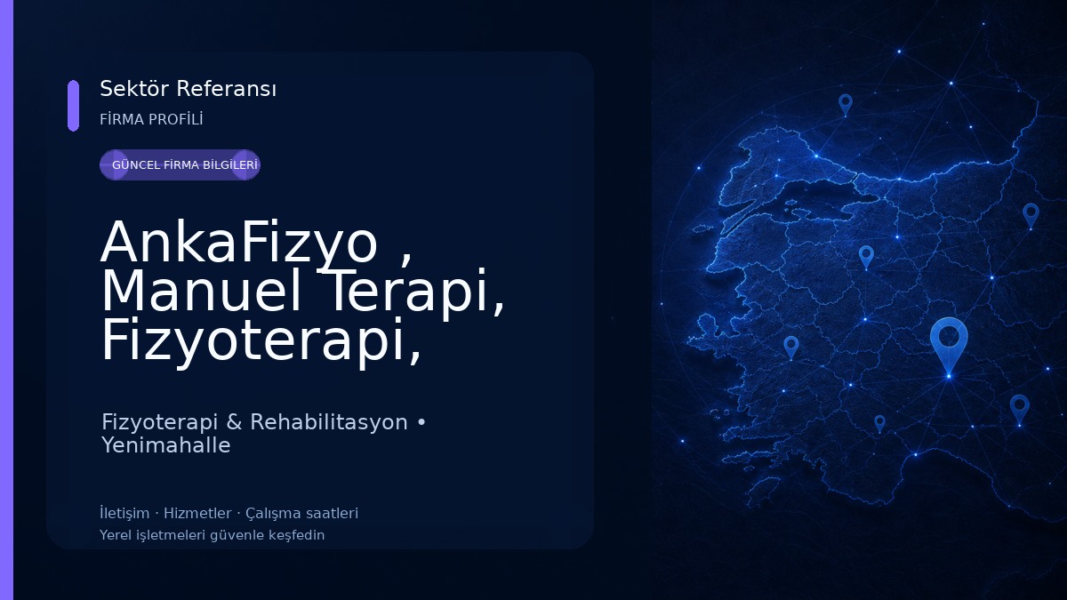 AnkaFizyo , Manuel Terapi, Fizyoterapi, Batıkent , Kayroprakti Fizyoterapi & Rehabilitasyon