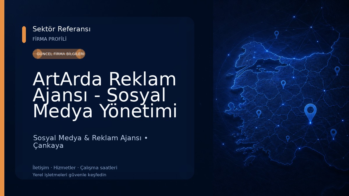 ArtArda Reklam Ajansı - Sosyal Medya Yönetimi - Web Tasarım - SEO Sosyal Medya & Reklam Ajansı