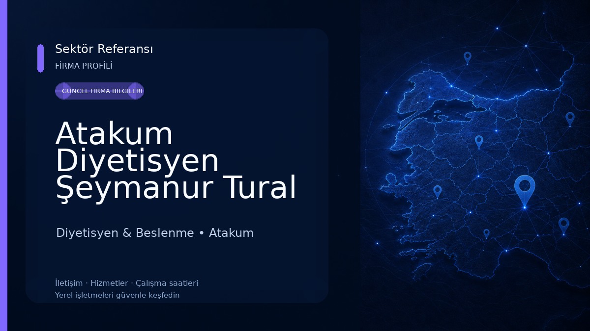 Atakum Diyetisyen Şeymanur Tural Beslenme ve Diyet Danışmanlık Merkezi