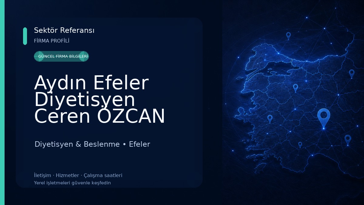 Aydın Efeler Diyetisyen Ceren ÖZCAN