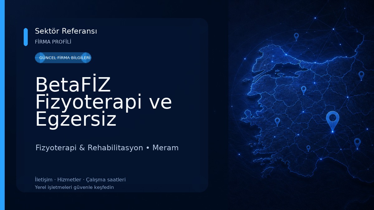 BetaFİZ Fizyoterapi ve Egzersiz Danışma Merkezi Fizyoterapi & Rehabilitasyon