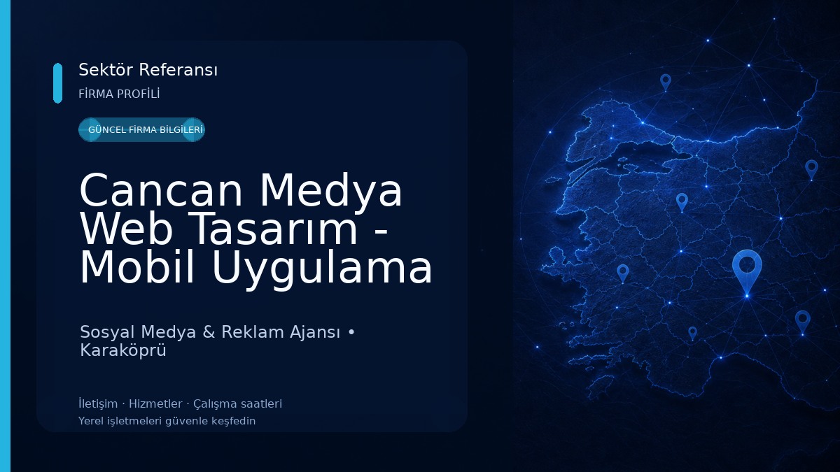 Cancan Medya Web Tasarım - Mobil Uygulama - Prodüksiyon - Animasyon Filmi - Sosyal Medya Yönetimi 