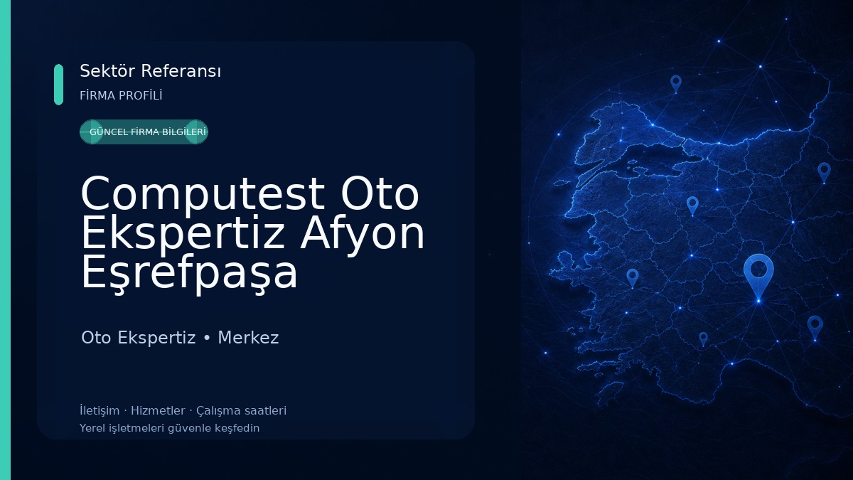Computest Oto Ekspertiz Afyon Eşrefpaşa