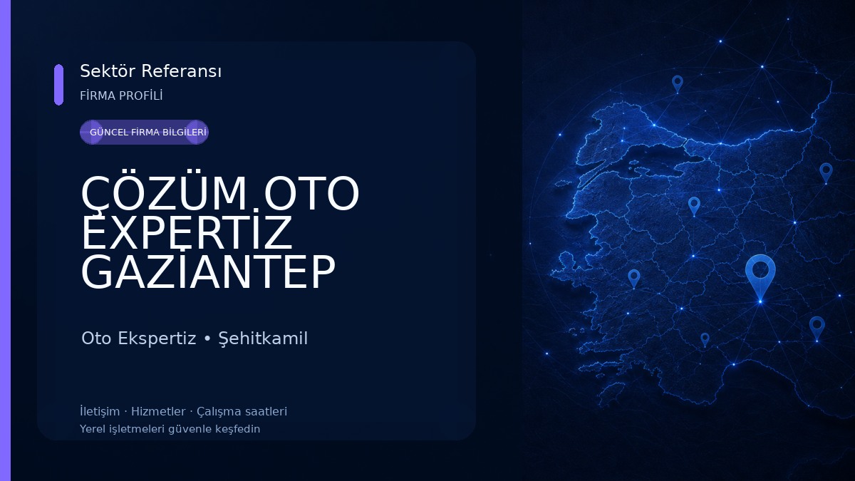 ÇÖZÜM OTO EXPERTİZ GAZİANTEP GATEM GARAGE Oto Ekspertiz
