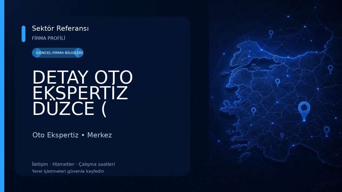 DETAY OTO EKSPERTİZ DÜZCE ( GÜVENİN ADRESİ ) Oto Ekspertiz