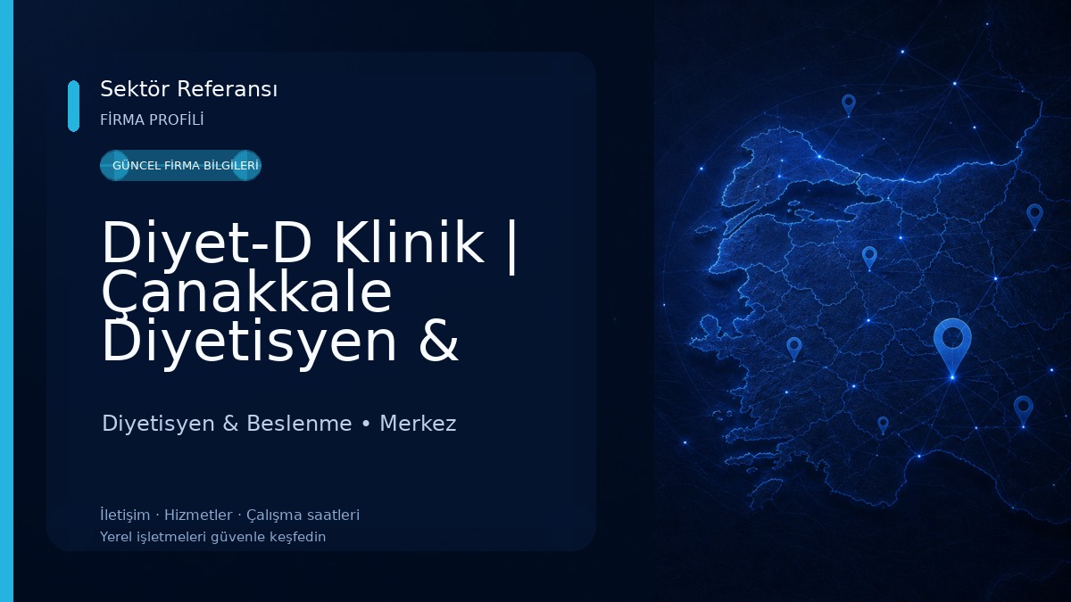 Diyet-D Klinik | Çanakkale Diyetisyen & Biorezonans Terapi Merkezi Diyetisyen & Beslenme