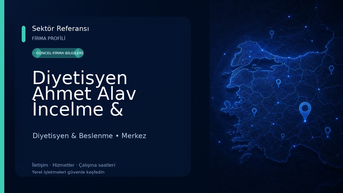 Diyetisyen Ahmet Alav İncelme & Şekillenme & Sıkılaşma Salonu Diyetisyen & Beslenme
