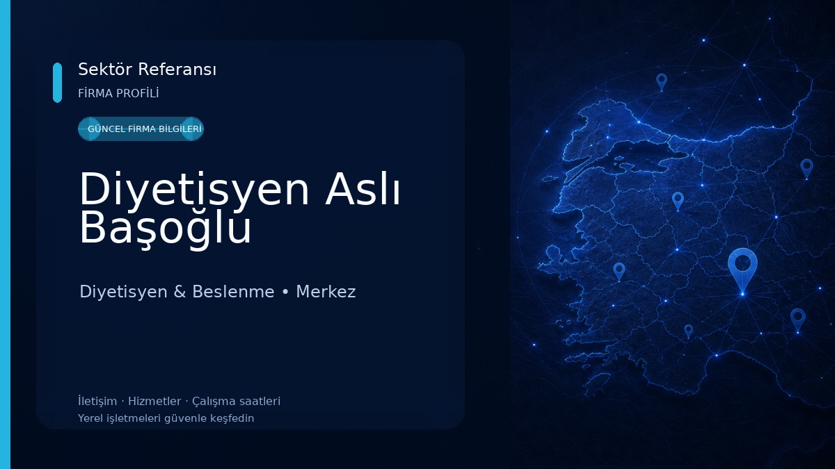 Diyetisyen Aslı Başoğlu Diyetisyen & Beslenme