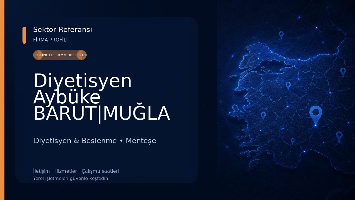 Diyetisyen Aybüke BARUT|MUĞLA DİYETİSYEN Diyetisyen & Beslenme