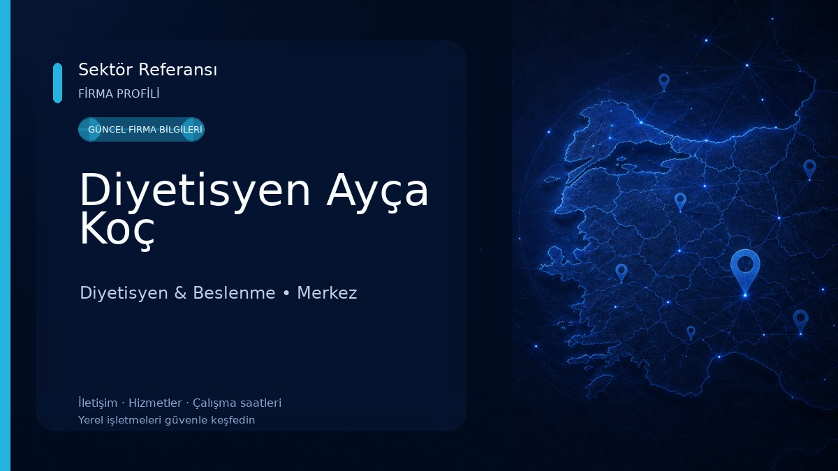 Diyetisyen Ayça Koç Diyetisyen & Beslenme