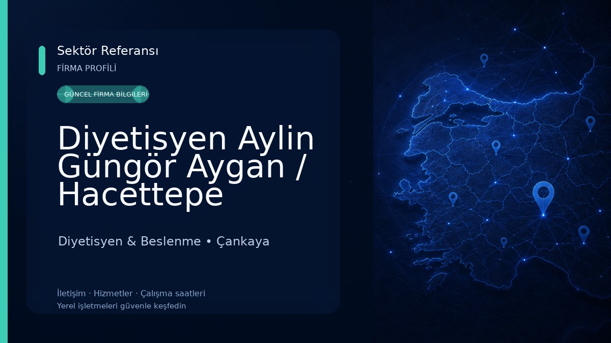 Diyetisyen Aylin Güngör Aygan / Hacettepe Diyetisyen & Beslenme