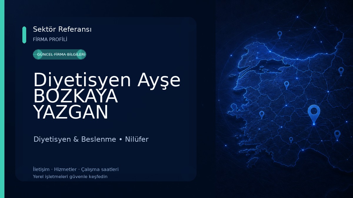 Diyetisyen Ayşe BOZKAYA YAZGAN Diyetisyen & Beslenme