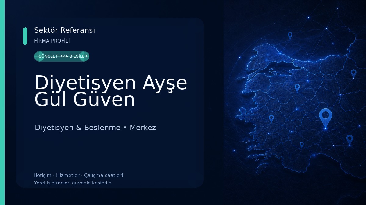 Diyetisyen Ayşe Gül Güven Diyetisyen & Beslenme