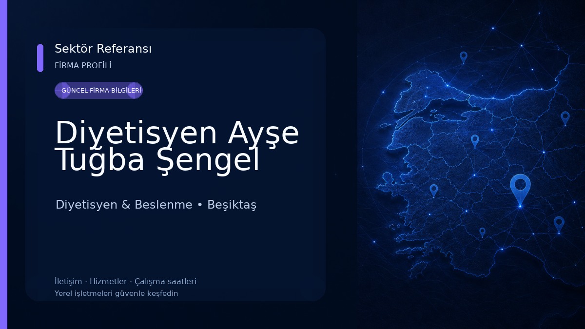 Diyetisyen Ayşe Tuğba Şengel Diyetisyen & Beslenme