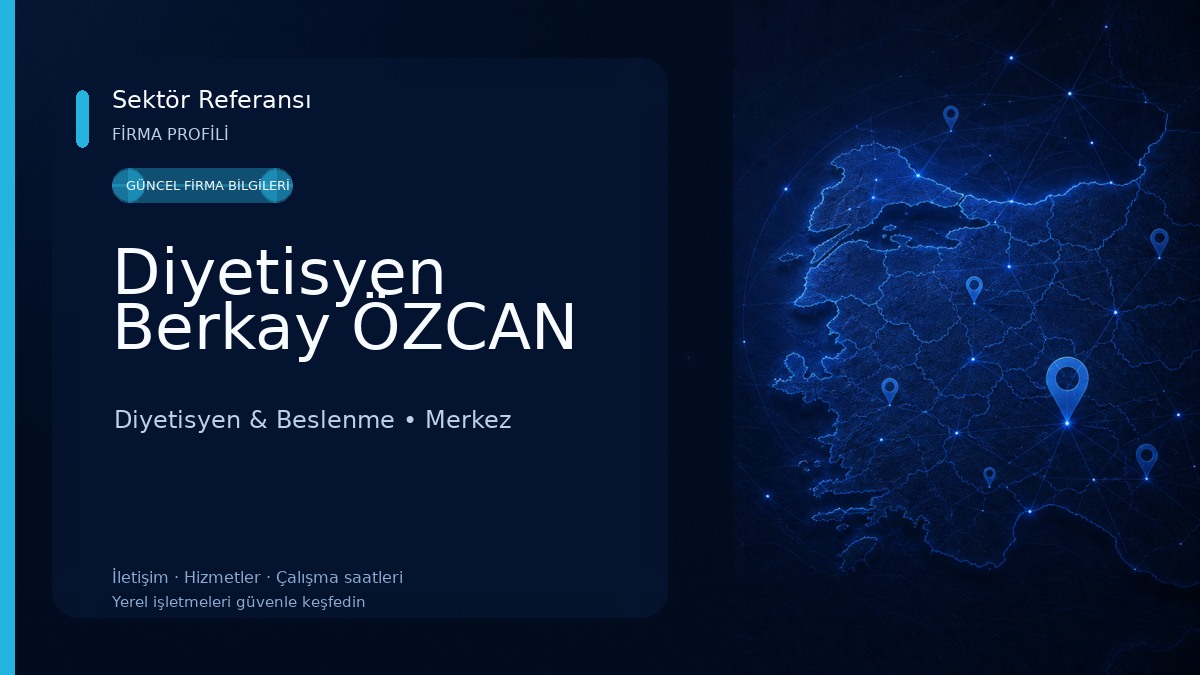Diyetisyen Berkay ÖZCAN Diyetisyen & Beslenme