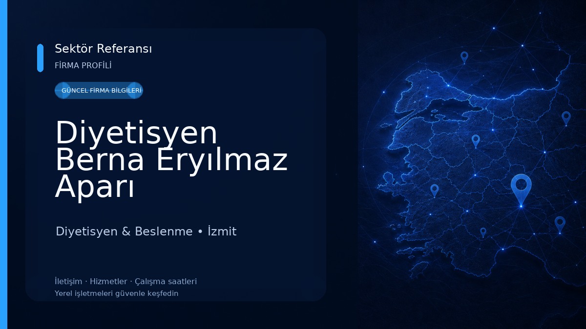 Diyetisyen Berna Eryılmaz Aparı Diyetisyen & Beslenme