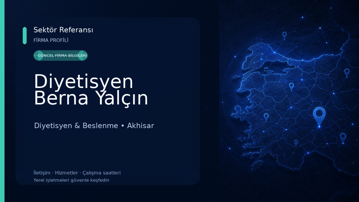 Diyetisyen Berna Yalçın Diyetisyen & Beslenme