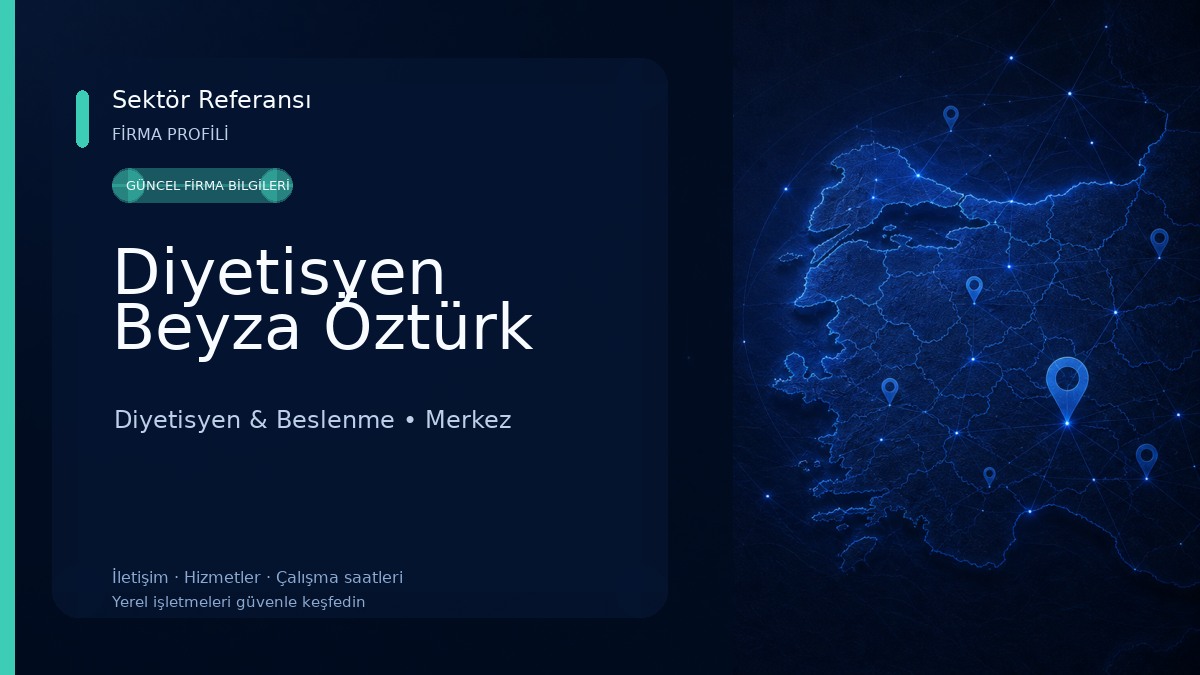 Diyetisyen Beyza Öztürk Diyetisyen & Beslenme