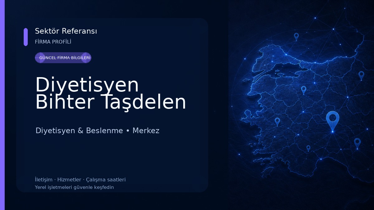 Diyetisyen Bihter Taşdelen