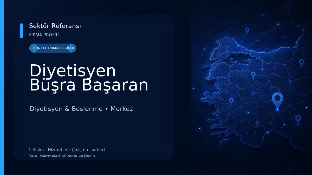 Diyetisyen Büşra Başaran Diyetisyen & Beslenme