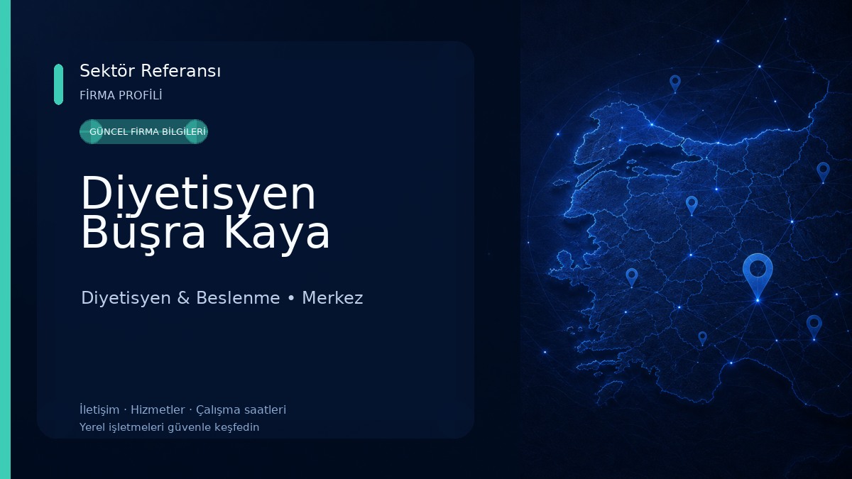 Diyetisyen Büşra Kaya