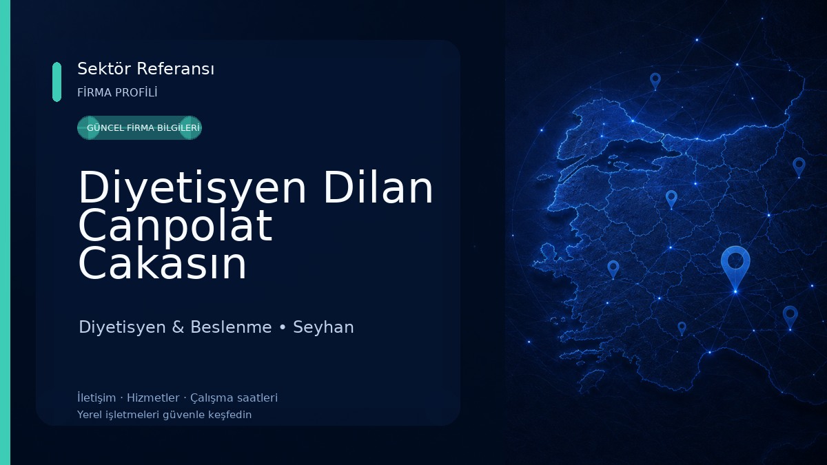 Diyetisyen Dilan Canpolat Cakasın Beslenme ve Diyet Danışmanlığı Diyetisyen & Beslenme