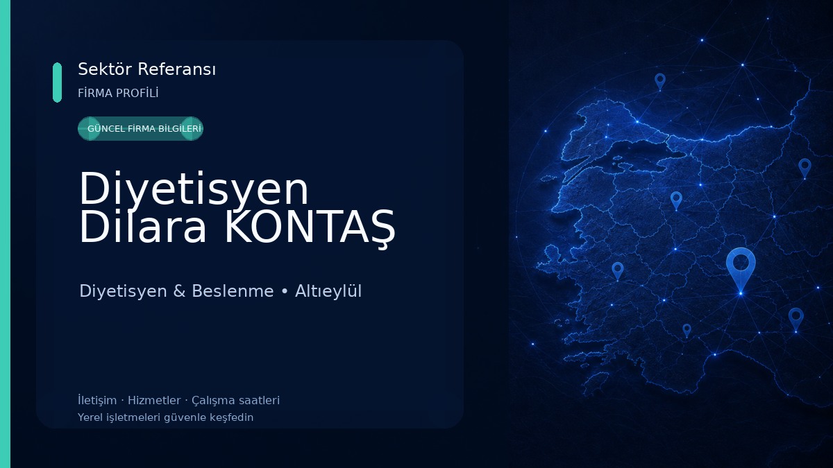 Diyetisyen Dilara KONTAŞ Diyetisyen & Beslenme