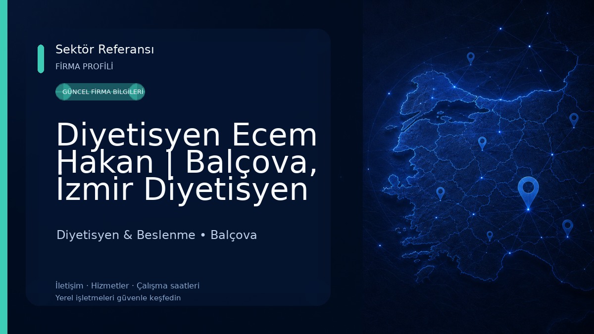 Diyetisyen Ecem Hakan | Balçova, İzmir Diyetisyen Diyetisyen & Beslenme