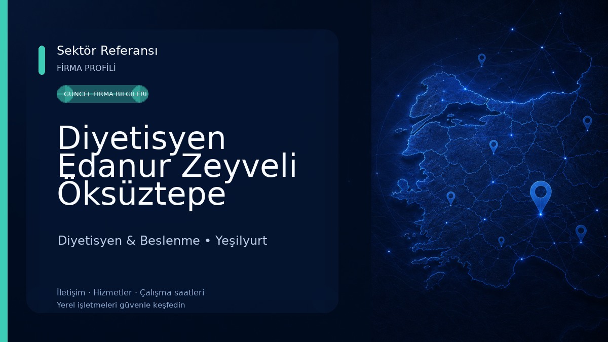 Diyetisyen Edanur Zeyveli Öksüztepe Diyetisyen & Beslenme