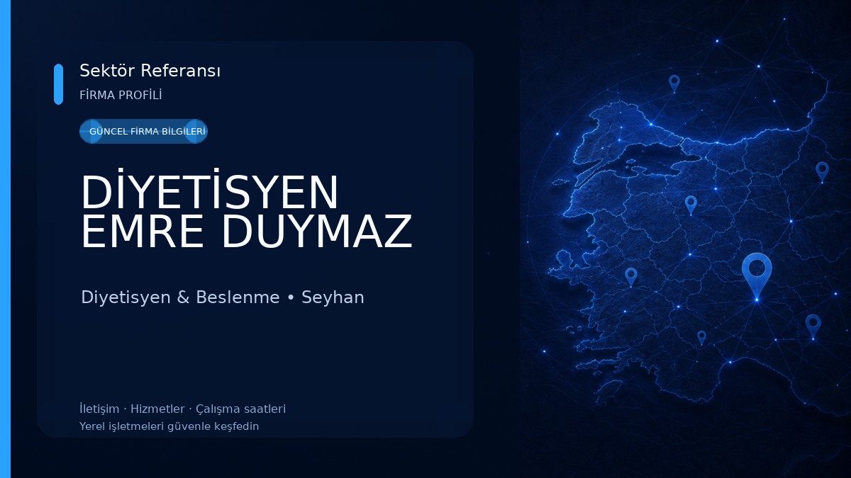 DİYETİSYEN EMRE DUYMAZ Diyetisyen & Beslenme