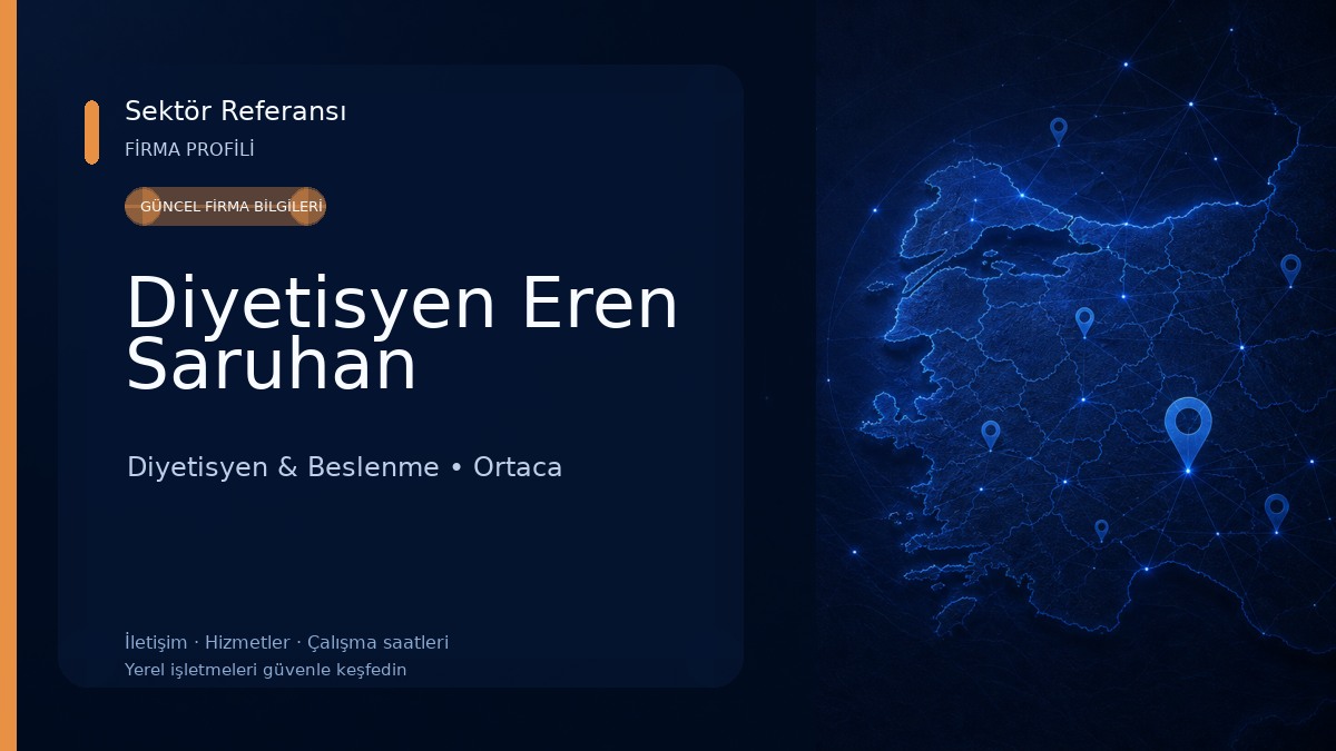 Diyetisyen Eren Saruhan Diyetisyen & Beslenme