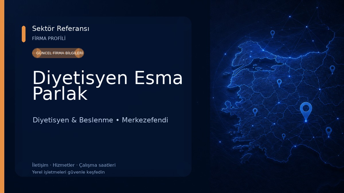 Diyetisyen Esma Parlak