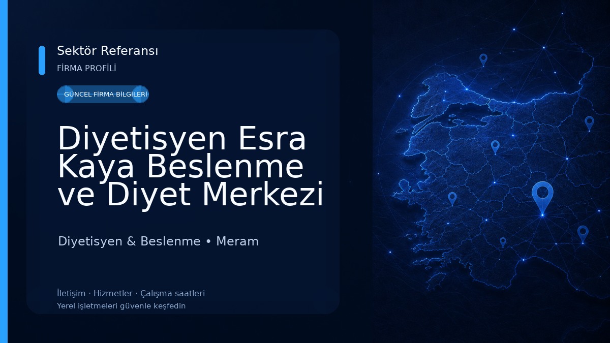 Diyetisyen Esra Kaya Beslenme ve Diyet Merkezi Diyetisyen & Beslenme