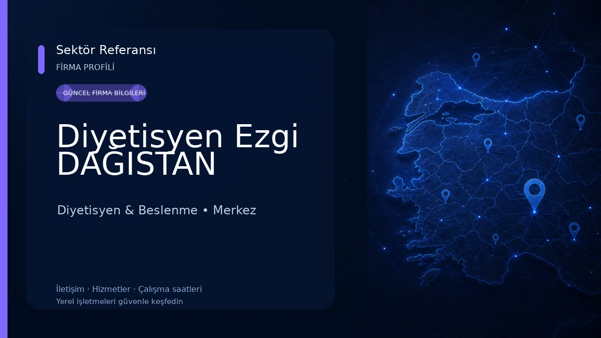 Diyetisyen Ezgi DAĞISTAN 