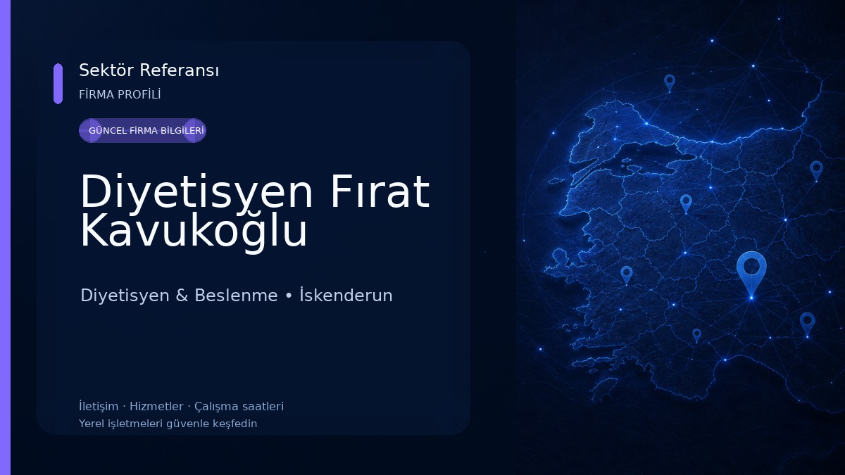 Diyetisyen Fırat Kavukoğlu