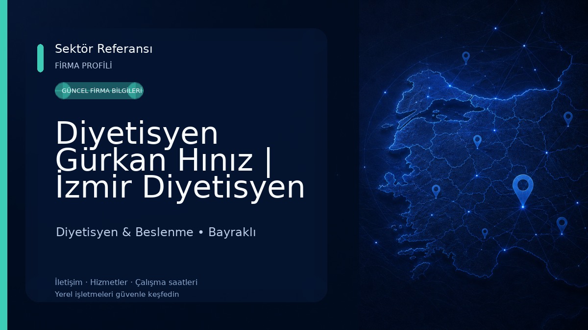 Diyetisyen Gürkan Hınız | İzmir Diyetisyen Diyetisyen & Beslenme