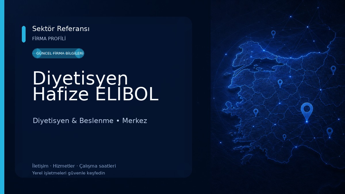 Diyetisyen Hafize ELİBOL Diyetisyen & Beslenme
