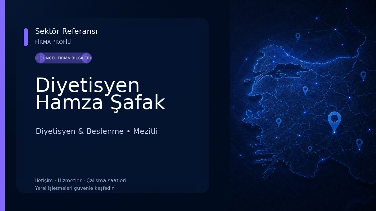 Diyetisyen Hamza Şafak