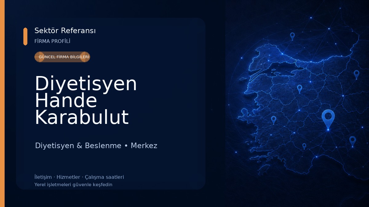 Diyetisyen Hande Karabulut
