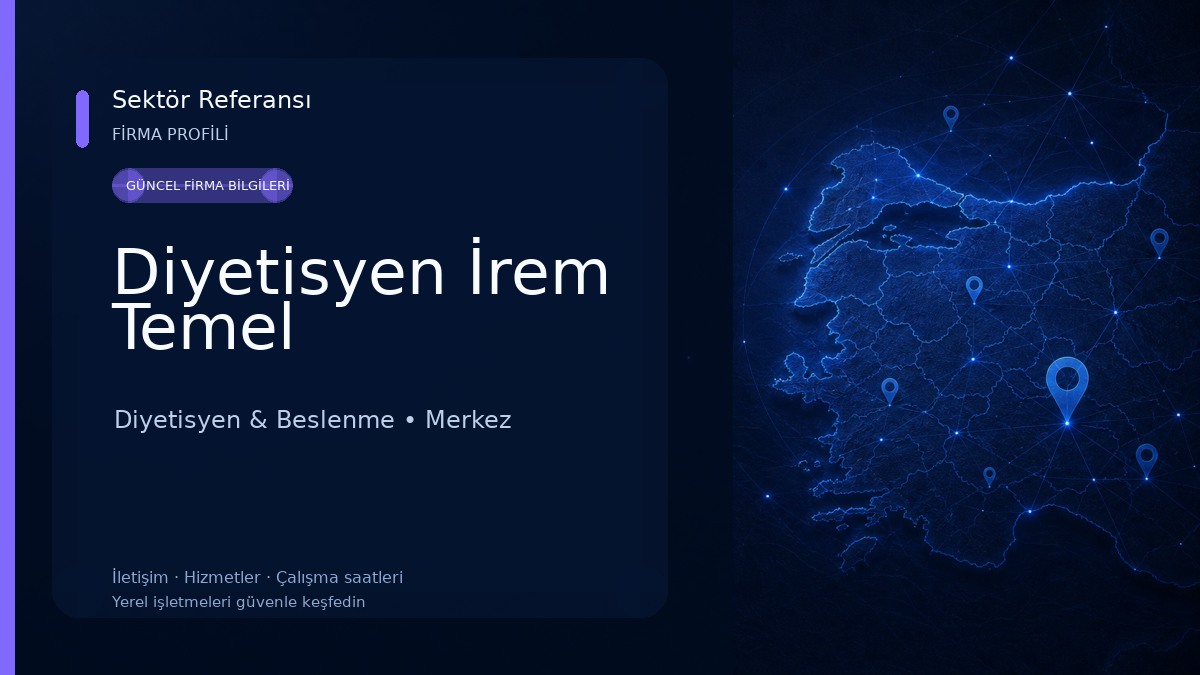 Diyetisyen İrem Temel Diyetisyen & Beslenme