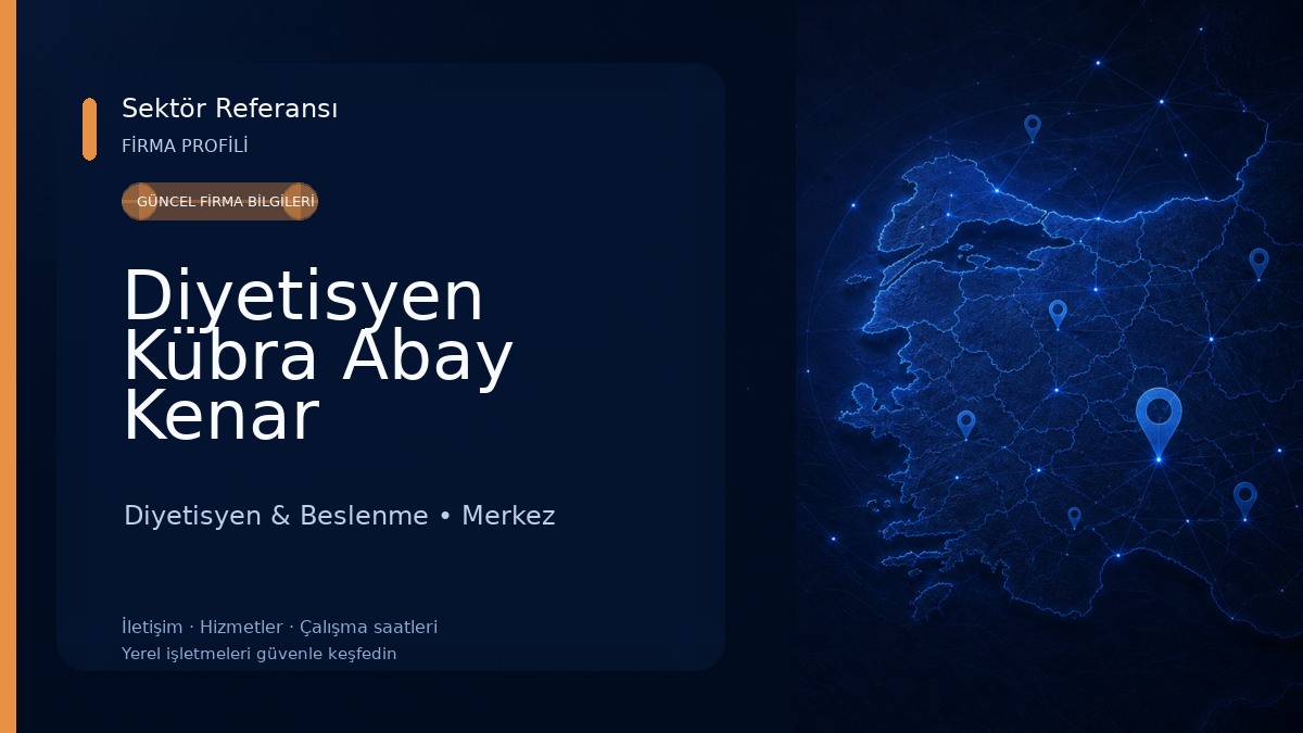 Diyetisyen Kübra Abay Kenar Diyetisyen & Beslenme