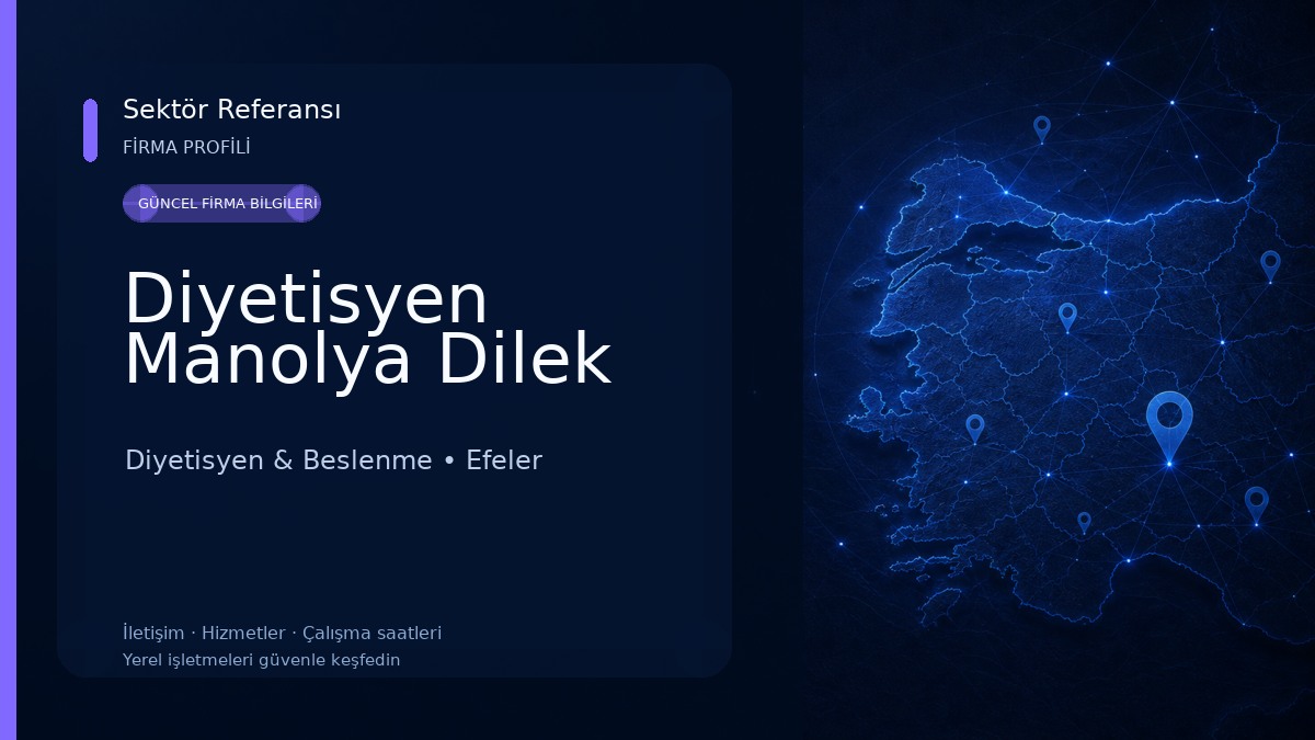 Diyetisyen Manolya Dilek Diyetisyen & Beslenme