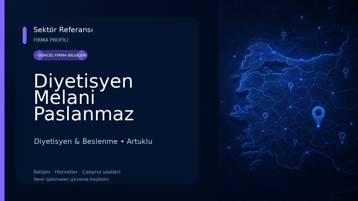 Diyetisyen Melani Paslanmaz 