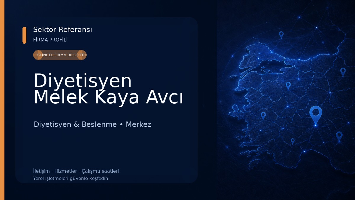 Diyetisyen Melek Kaya Avcı 